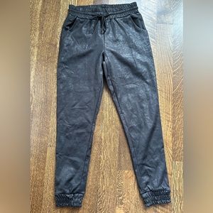 Grace and Lace Leather Like Joggers Size 4
